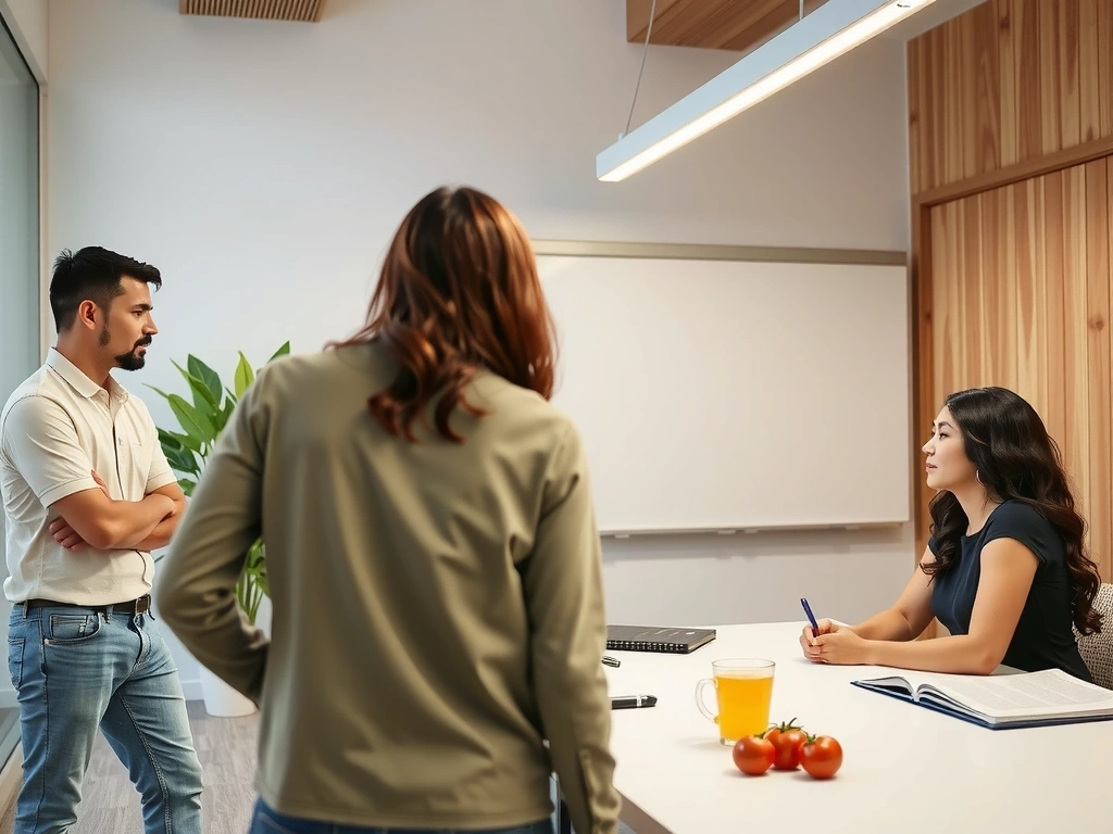 Echipa in sedinta de brainstorming