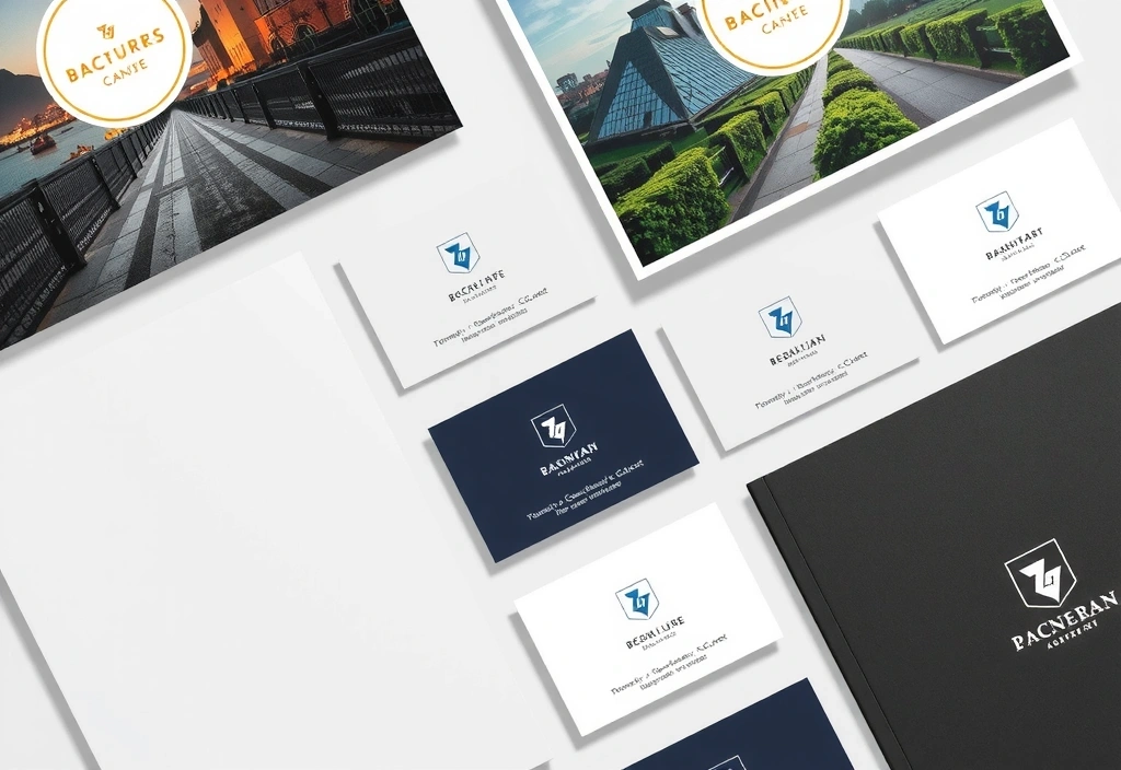 Broșuri elegante și cărți de vizită