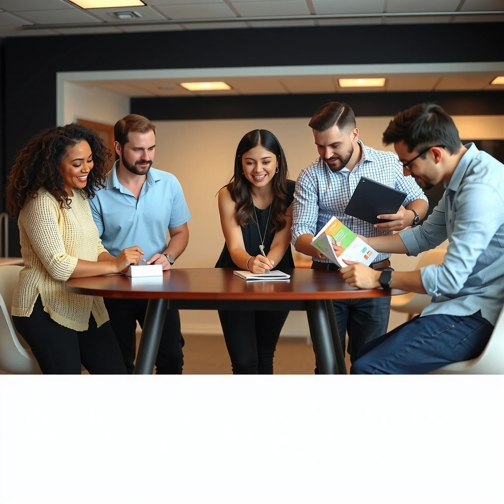 Echipă adprime discutând strategii offline