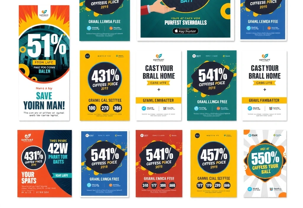 Flyere promoționale și bannere pentru evenimente