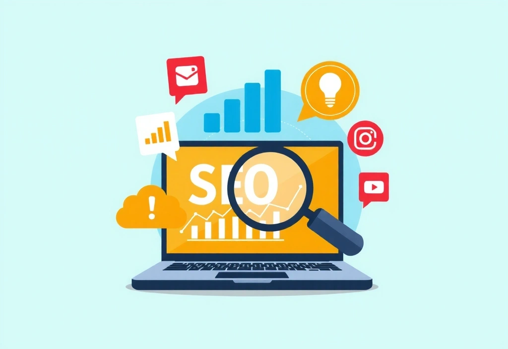 Ilustrație Marketing Digital